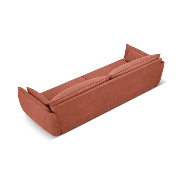 Červená pohovka 248 cm Vanda - Mazzini Sofas-image-3