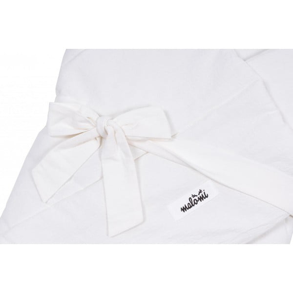 Biela bavlnená detská deka 75x75 cm - Malomi Kids-image-1