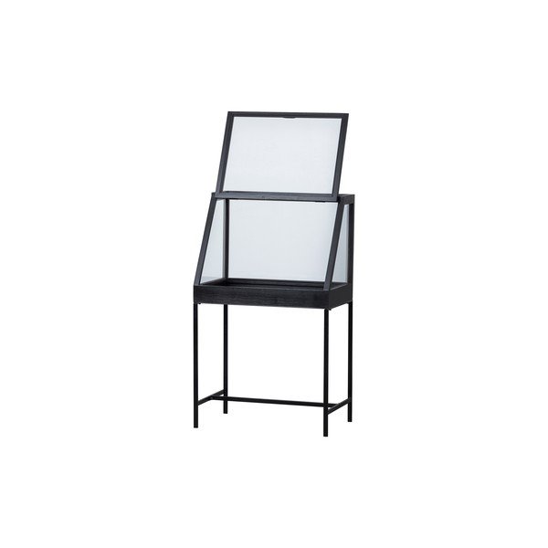 Čierna vitrína 65x109 cm Dido – WOOOD-image-2