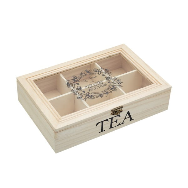 Drevená krabička na čaj Le’Xpress