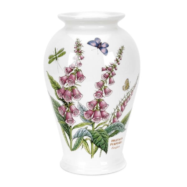 Kameninová váza s kvetínami Portmeirion Foxglove, výška 20 cm