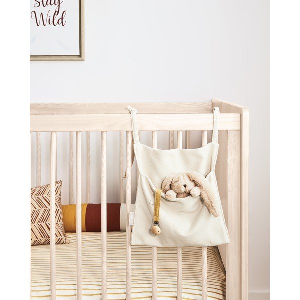 Biely organizér na detskú postieľku z organickej bavlny Kave Home Cleonice-image-4