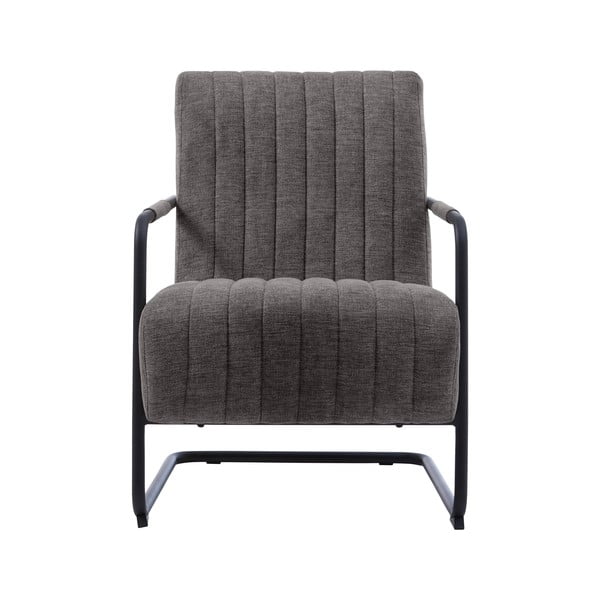 Tmavosivé kreslo Trout – Unique Furniture-image-2