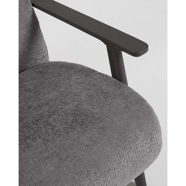 Sivé kreslo Meghan - Kave Home-image-1