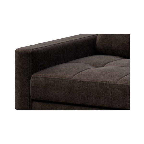 Tmavohnedá pohovka MESONICA Musso Tufted, 210 cm-image-3