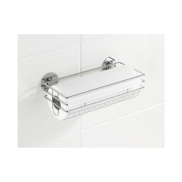 Samodržiaci držiak na kuchynské utierky Wenko Turbo-Loc, až 40 kg-image-3