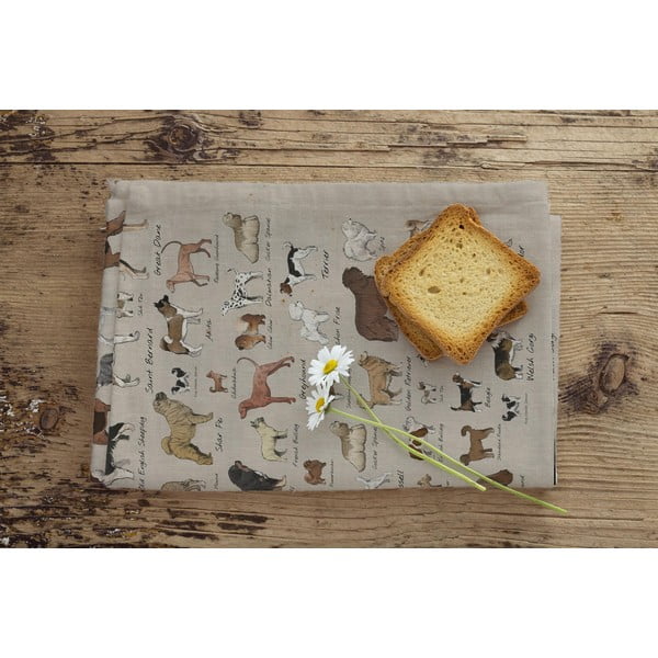 Súprava 2 obrúskov Little Nice Things Dog Types, 47 x 65 cm-image-2