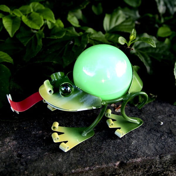 LED záhradná dekorácia Frog