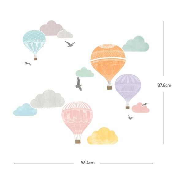 Sada samolepiek Ambiance Montgolfier-image-3