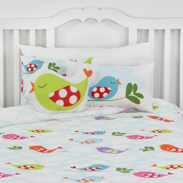Bavlnený detský vankúšik Mr. Fox Little Birds, 40 × 30 cm-image-2