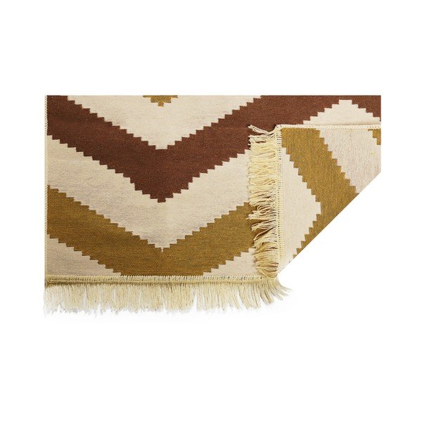 Hnedý koberec ZigZag Brown, 80 × 150 cm-image-2