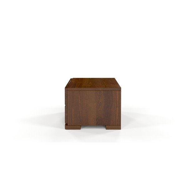 Hnedý nočný stolík z borovicového dreva Skandica Sandemo-image-2