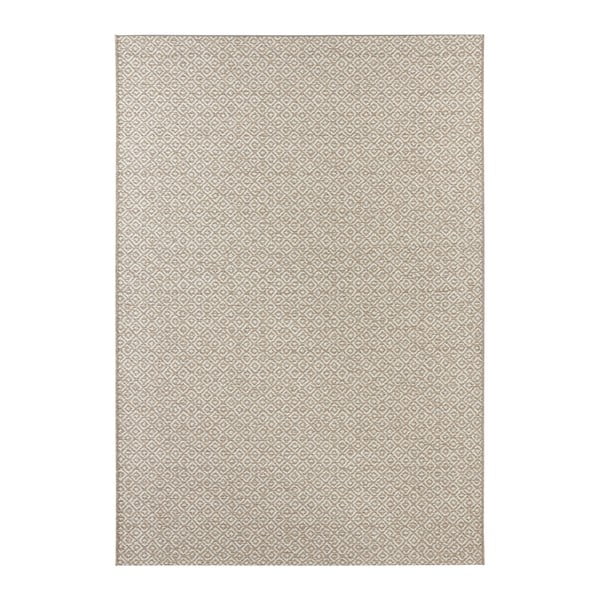 Béžovo-krémový koberec vhodný aj do exteriéru Elle Decoration Bloom Croi×, 80 x 150 cm