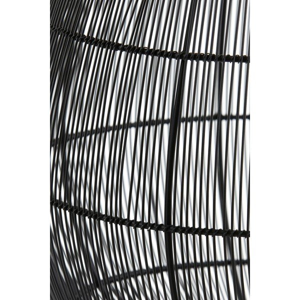 Matne čierna stolová lampa s kovovým tienidlom (výška 56 cm) Yumi – Light & Living-image-3