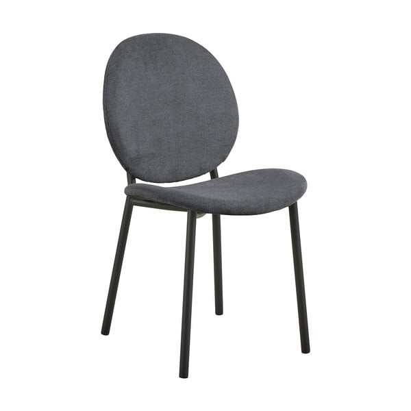 Antracitová jedálenská stolička Cliff – Actona