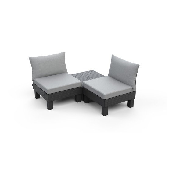 Sivá záhradná lounge súprava pre 2 osoby Cantara – Keter-image-3