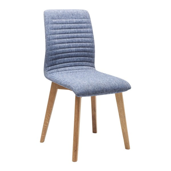 Sada 2 modrých jedálenských stoličiek Kare Design Lara