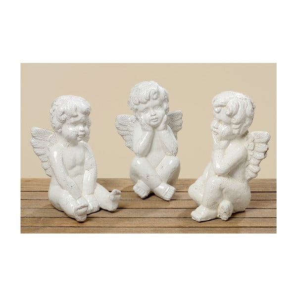 Sada 3 dekoratívnych sošiek Boltze Chalet Angels