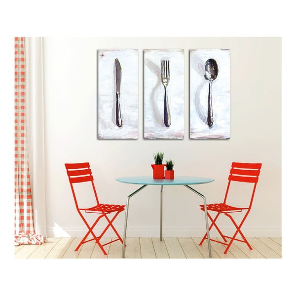 3-dielny obraz na plátne Dinner-image-2