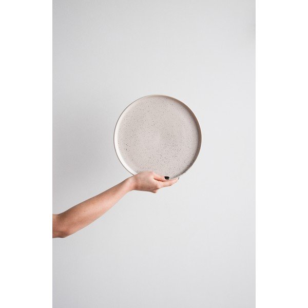 Svetloružový kameninový veľký tanier ÅOOMI Dust, ø 27,5 cm-image-1