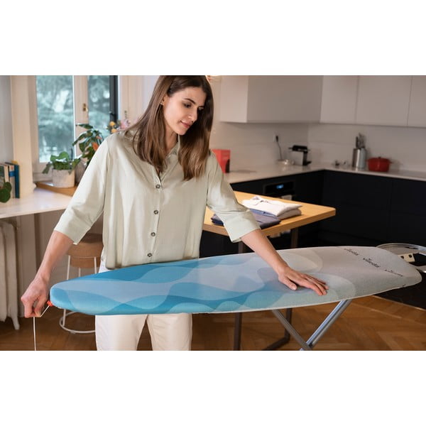 Modro-sivý bavlnený poťah na žehliacu dosku Vileda Ultra Fresh-image-2