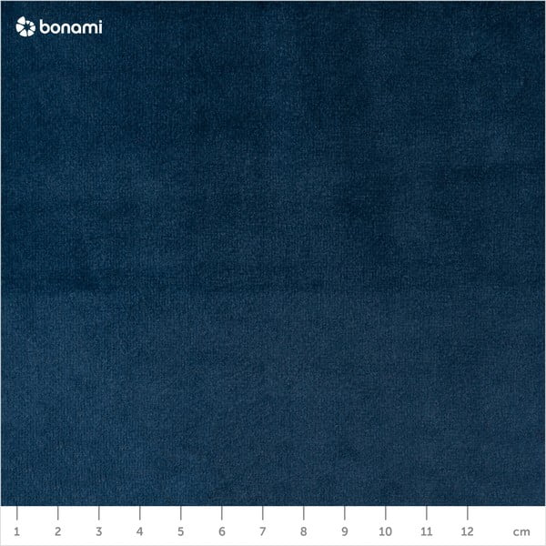 Tmavomodrá zamatová pohovka Mazzini Sofas Benito, 158 cm-image-1