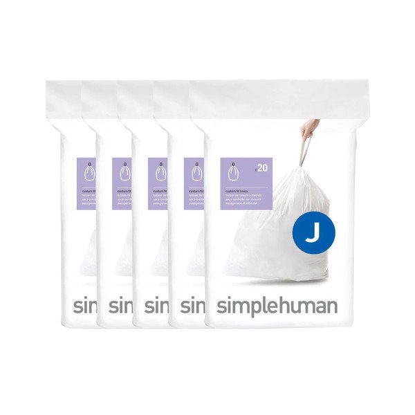 Sťahovacie vrecia na odpadky 100 ks 45 l J – simplehuman-image-1