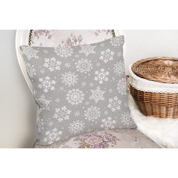 Vianočná obliečka na vankúš Minimalist Cushion Covers Snowflakes, 42 x 42 cm-image-2
