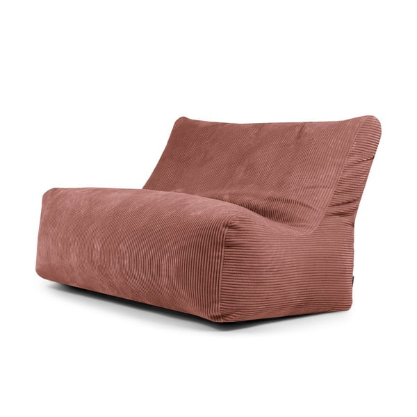 Menčestrový sedací vak v tehlovej farbe Sofa Seat Lounge – SLOWDOWN