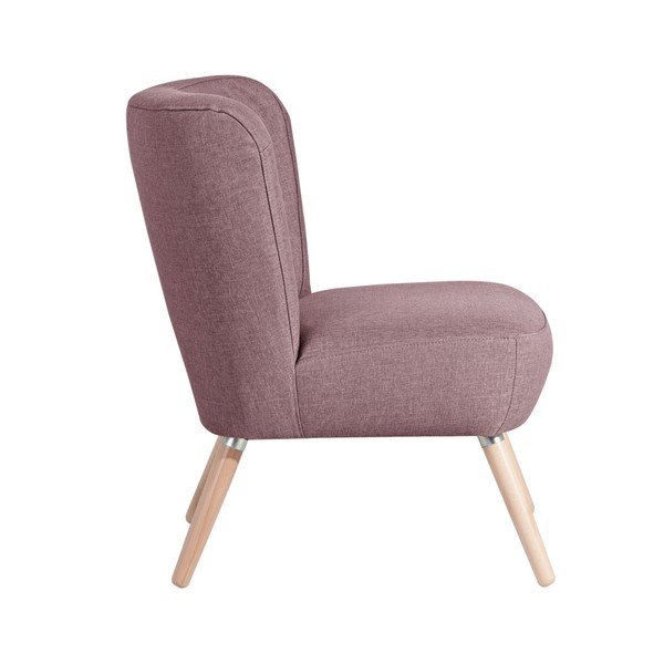 Staroružové kreslo Max Winzer Neele Duro Aubergine-image-2