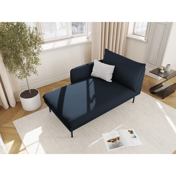 Tmavomodrá zamatová leňoška (ľavý roh) Vienna – Cosmopolitan Design-image-4