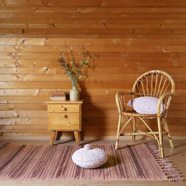 Koberec v tehlovooranžovej farbe 100x150 cm Loomy - Nattiot-image-3