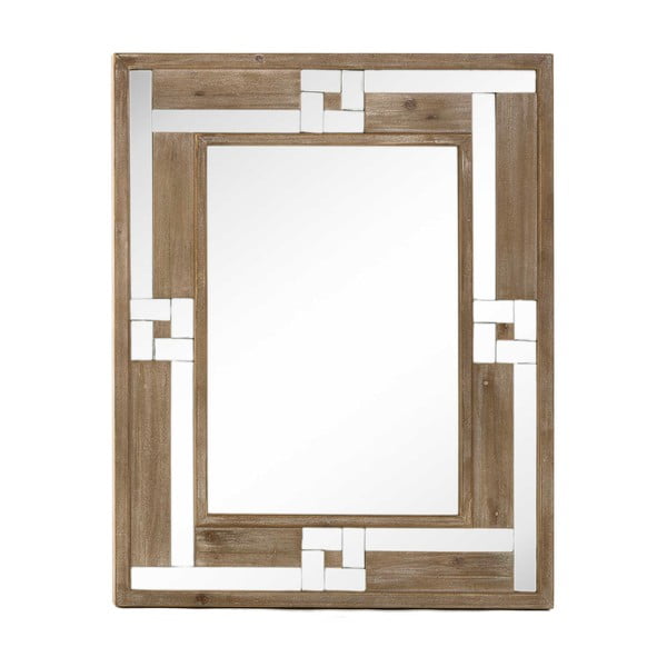 Zrkadlo s dreveným rámom Tropicho