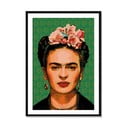 Nástenný obraz zo sambového dreva Madre Selva Frida Draw, 40 × 60 cm