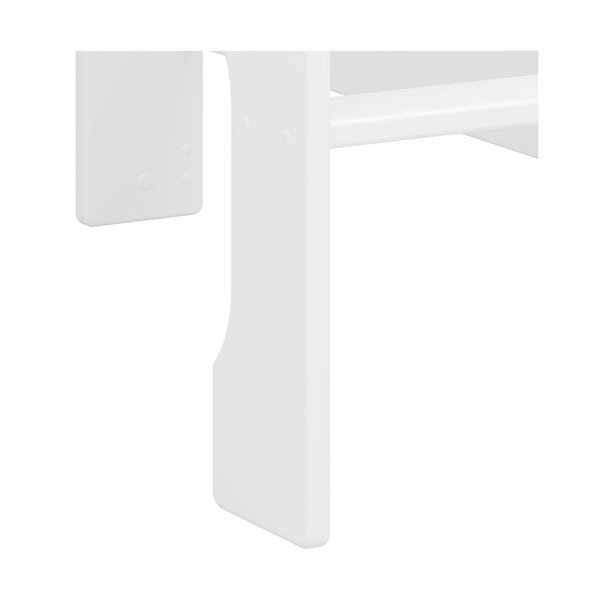 Biela vyvýšená detská posteľ 90x200 cm Steens for Kids - Tvilum-image-2