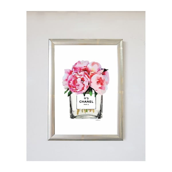 Nástenný obraz v ráme Piacenza Art Flowers With Parfume, 23 x 33 cm