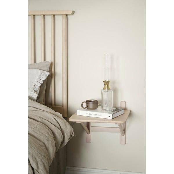 Nočný stolík v dekore duba s poličkami Camrose - Rowico-image-1