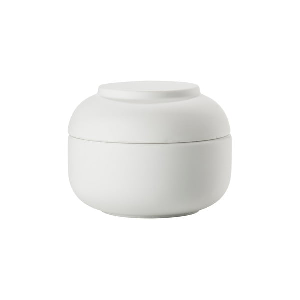 Biely kameninový kúpeľňový organizér na vatové tampóny Sensu – Zone