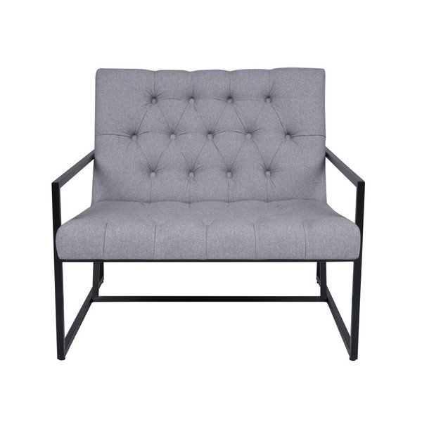 Svetlosivé kreslo Mazzini Sofas Aster