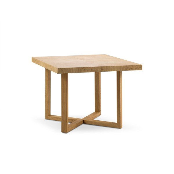 Rozkladací stôl z masívneho dubového dreva Windsor & Co Sofas Skardu, ø 100 cm