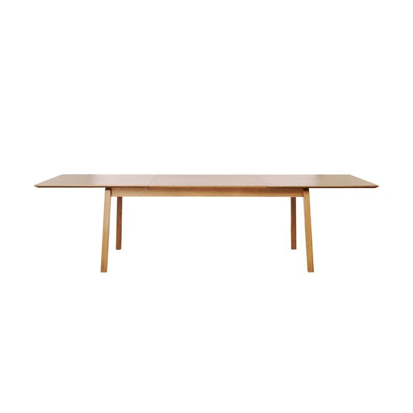 Rozkladací jedálenský stôl s doskou v dubovom dekore 95x190 cm Bari – Unique Furniture-image-1