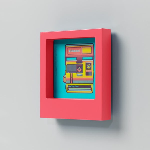 Ružový rámik na fotografiu Polaroid-image-1