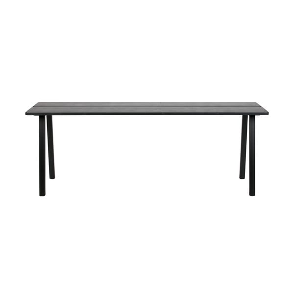 Čierny jedálenský stôl WOOOD Trionf, dĺžka 210 cm