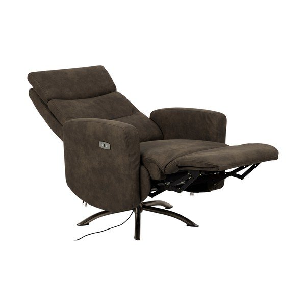 Antracitové relaxačné kreslo Kamares – Actona-image-4