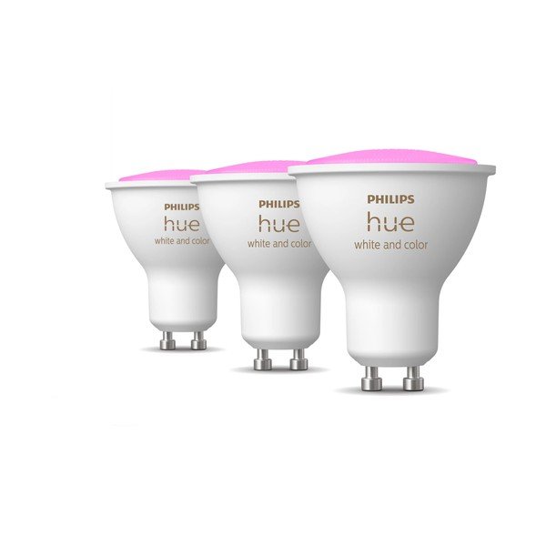 LED žiarovky v súprave 3 ks GU10, 6 W White and color ambiance – Philips Hue-image-1
