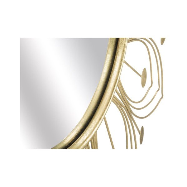 Nástenné zrkadlo v zlatej farbe Mauro Ferretti Glam, ⌀ 80 cm-image-1