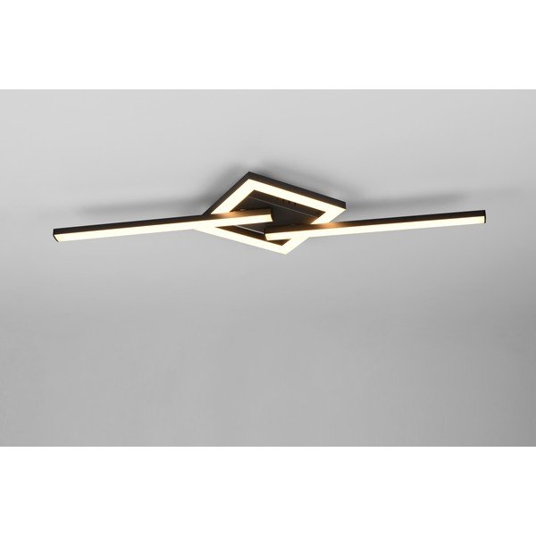 Čierne LED stropné svietidlo 16x54 cm Viale – Reality-image-4