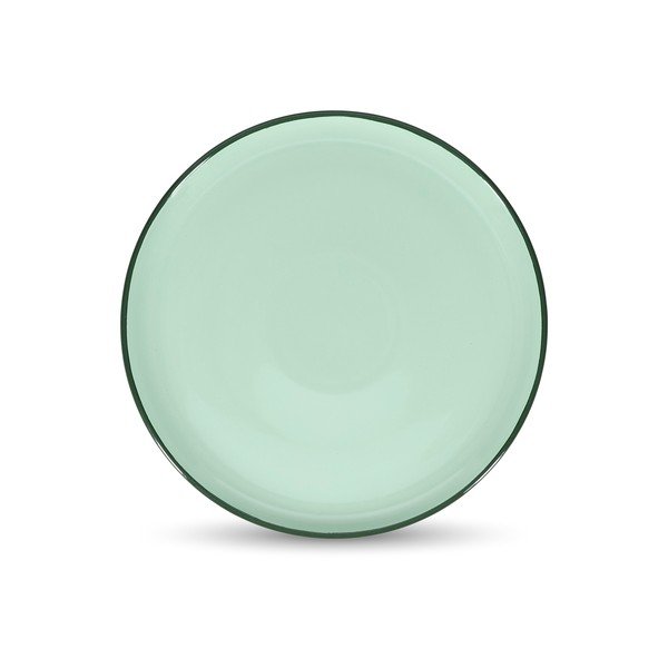 Zelený kameninový tanier ø 26 cm Duo – ONA