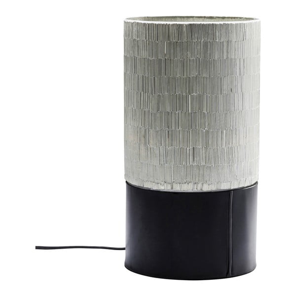 Čierna stolová lampa Kare Design Coachella, výška 28 cm