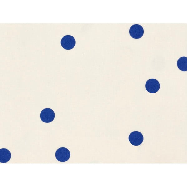 Modré/krémové obliečky na jednolôžko z bavlneného saténu 140x200 cm Solaris – Södahl-image-2